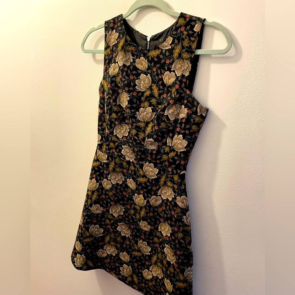 Zara Floral Black Dress XS
